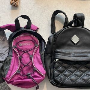 New Claire’s backpack, like new Mountain Warehouse small backpack